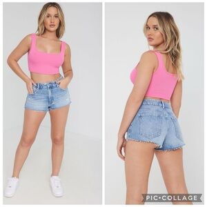 Garage Denim Cheeky Festival Denim Short - Jenny Blue Sz 28